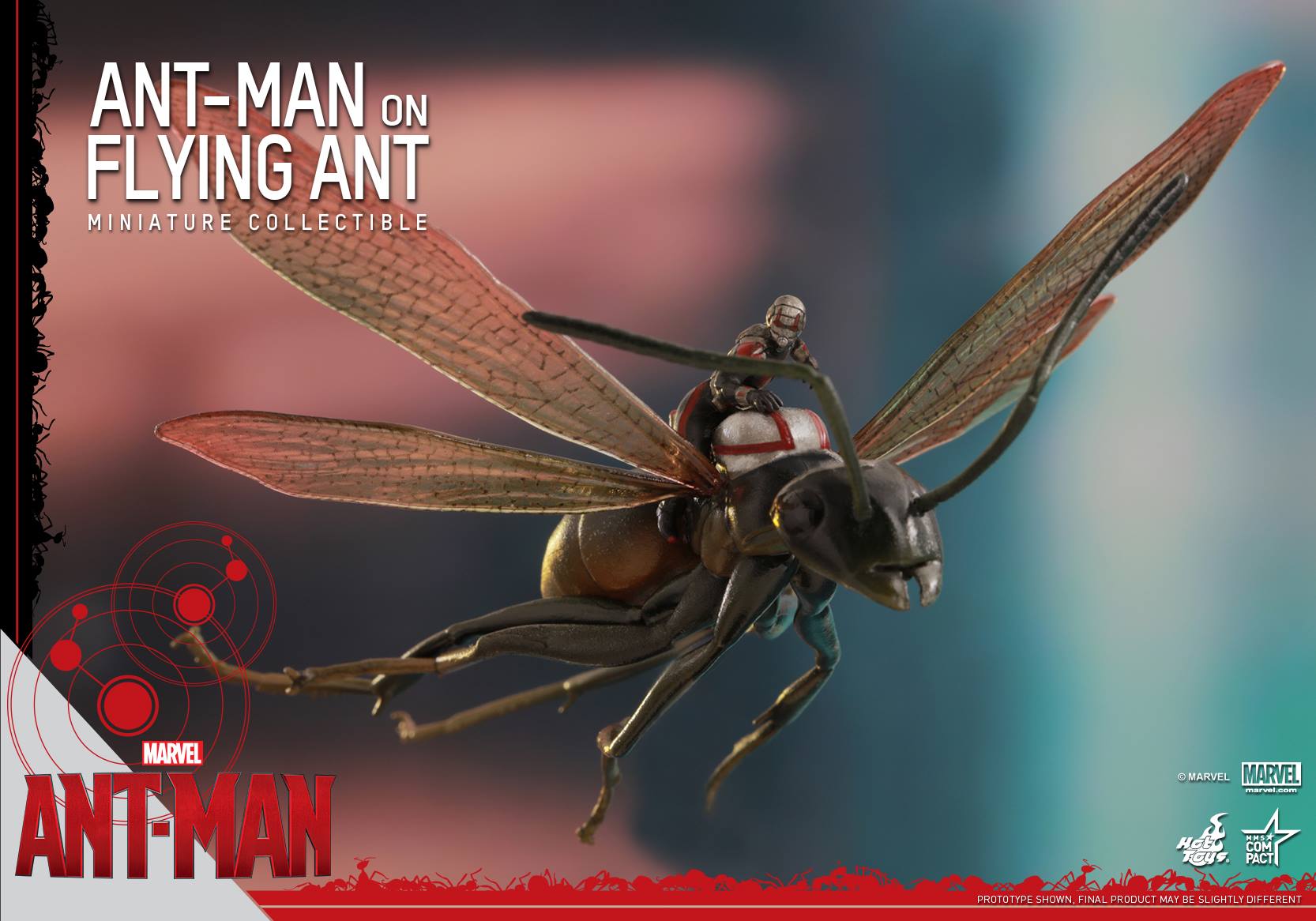 ANT MAN Action Figure Flying ANT Miniature Model Toy Collection Gift New 8cm 