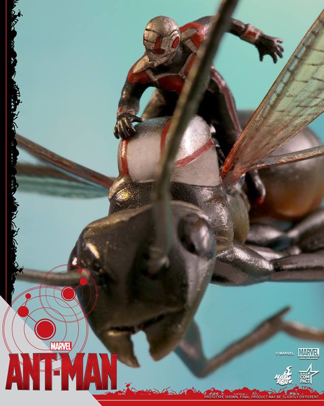 Ant-Man on Flying Ant Miniature Figure Hot Toys 2015