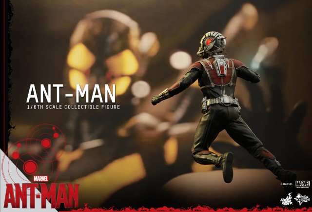 Back of Ant-Man Hot Toys Figure Movie Masterpiece Series