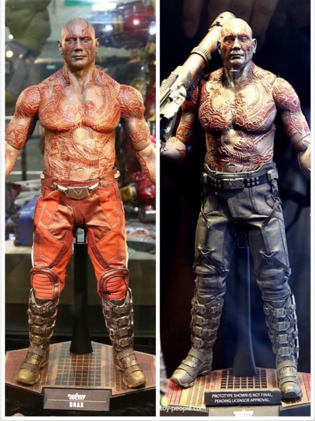 Hot Toys Drax Pants Comparison Photos