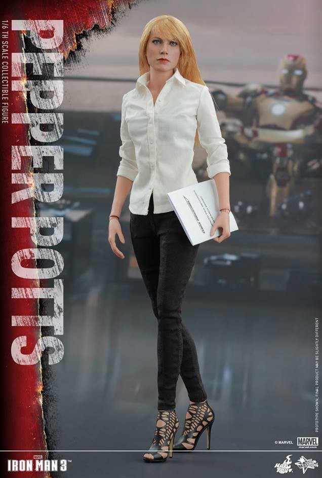 Hot Toys Iron Man 3 Gwyneth Paltrow Pepper Potts Sixth Scale Figure