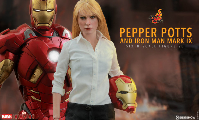 Hot Toys Iron Man Mark 9 and Pepper Potts Figure Set