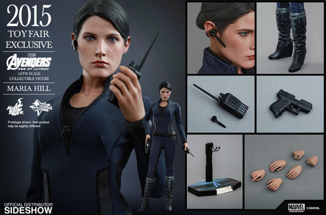 Hot Toys Maria Hill Figure and Accessories