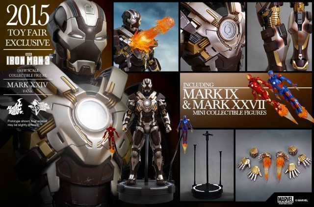 Hot Toys Tank Iron Man Figure and Accessories