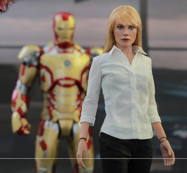 Iron Man Hot Toys Pepper Potts Movie Masterpiece Series Figure