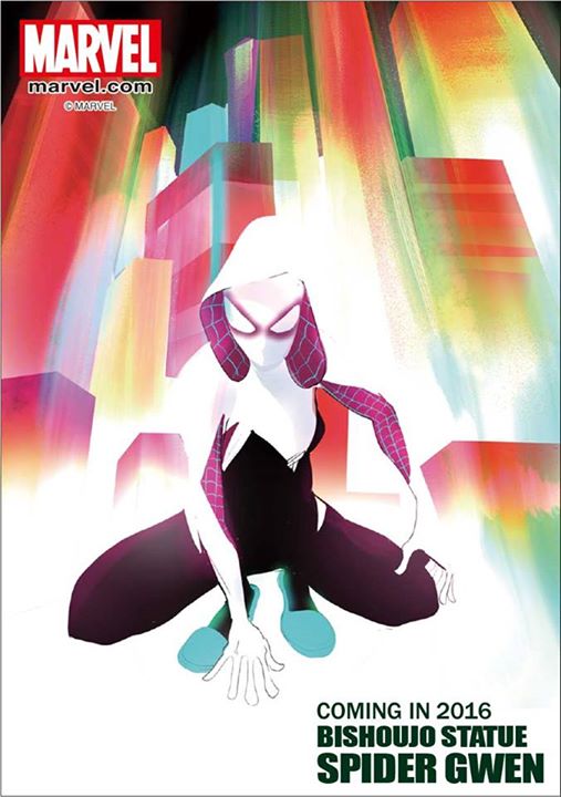 Kotobukiya Spider-Gwen Bishoujo Statue Artwork