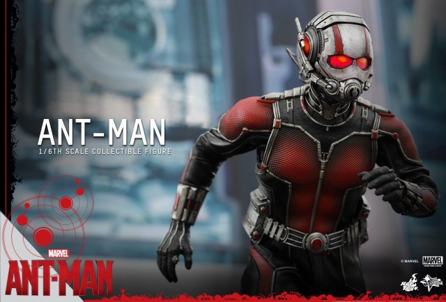 MMS 308 Hot Toys Ant-Man Figure with Light Up LED Helmet