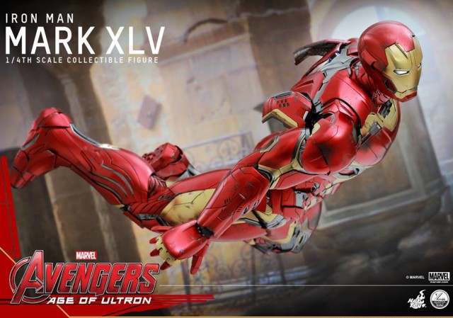 Quarter Scale Hot Toys Iron Man Mark XLV Avengers Age of Ultron Figure