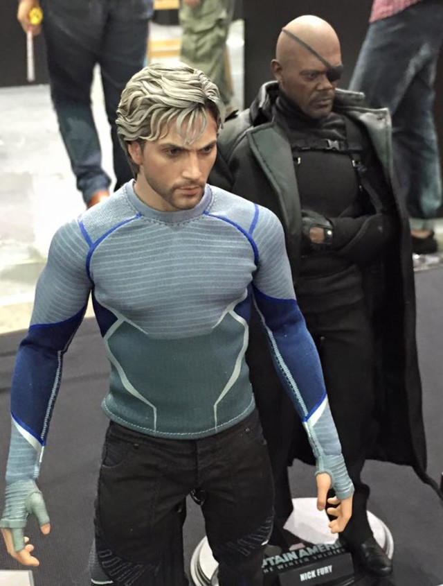 Quicksilver Hot Toys Nick Fury Movie Masterpiece Series Figures