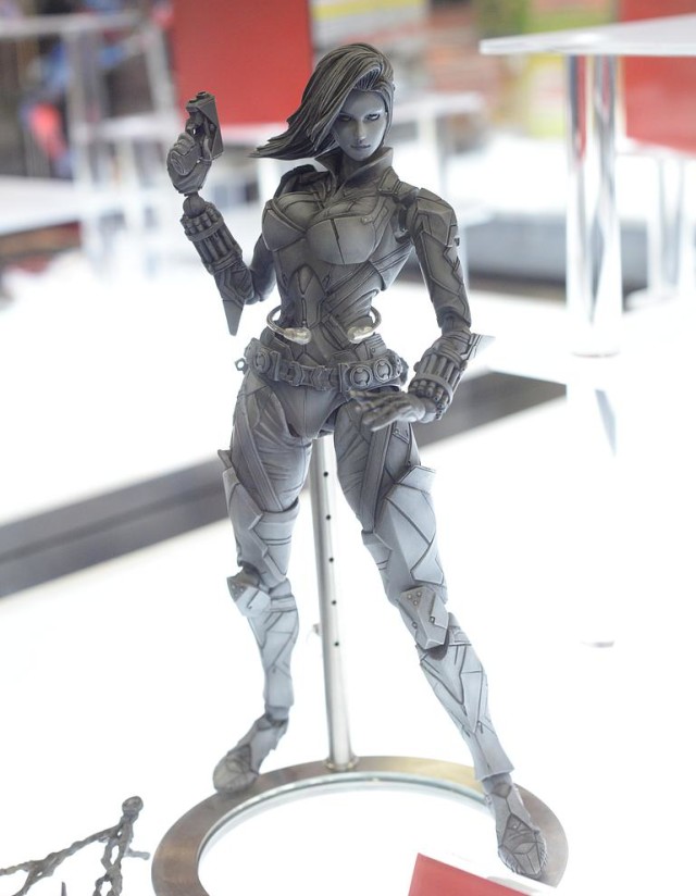 Square-Enix Play Arts Black Widow Variant Figure Unpainted Prototype