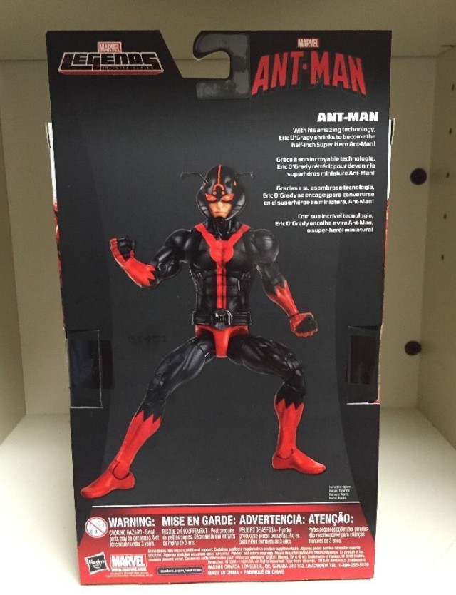 Walgreens Marvel Legends Ant-Man Exclusive Box Back