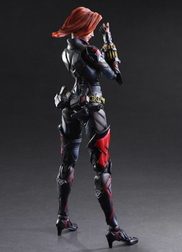 Back of Black Widow Play Arts Kai Figure