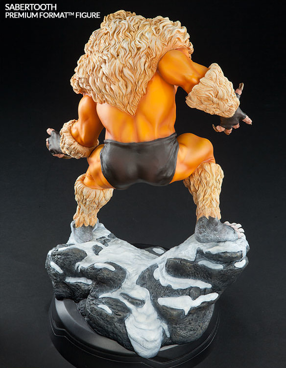 Back of Sabertooth Premium Format Figure