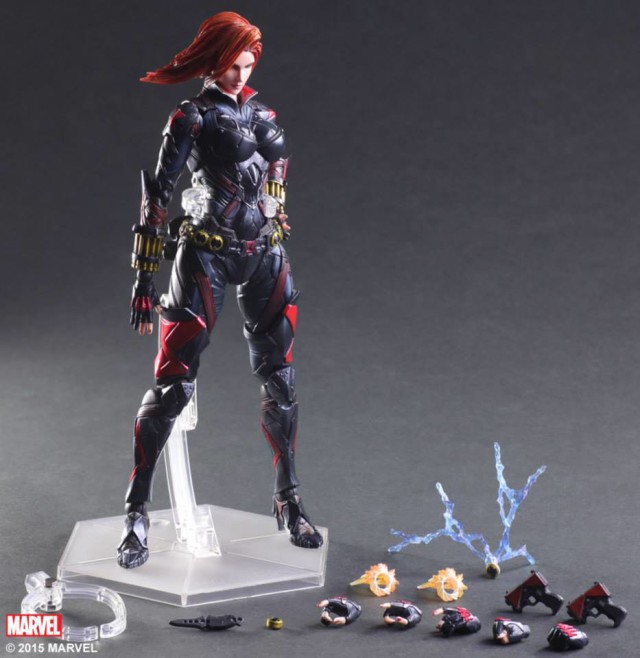 Black Widow Play Arts Kai Marvel Action Figure