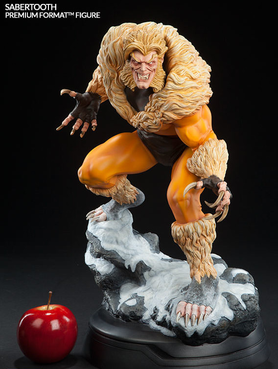 Classic Sabertooth Premium Format Figure Size Scale Comparison Photo