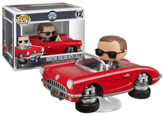 Funko Agents of SHIELD Lola and Director Coulson POP Vinyls Rides