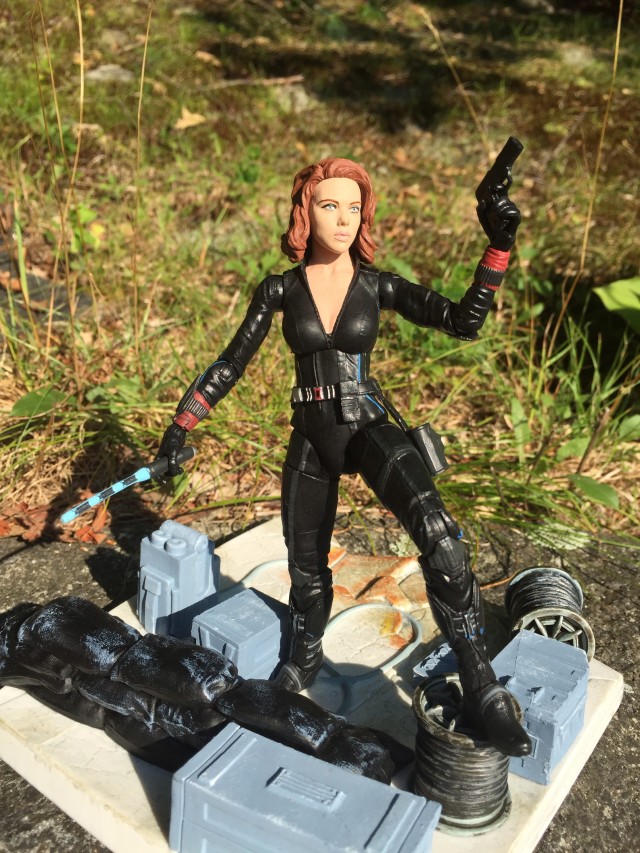 Marvel Select Movie Black Widow Figure on Display Base