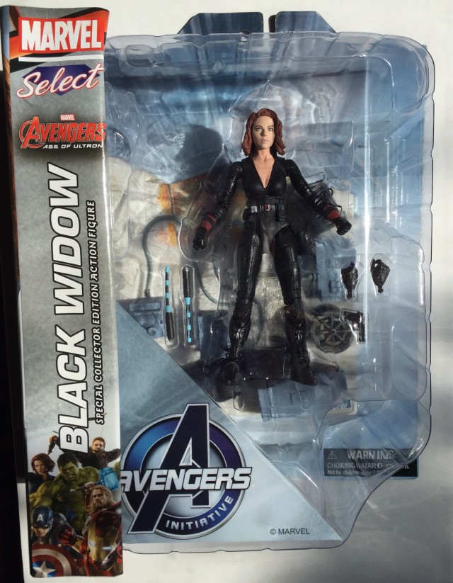 Marvel Select Movie Black Widow Figure Packaged