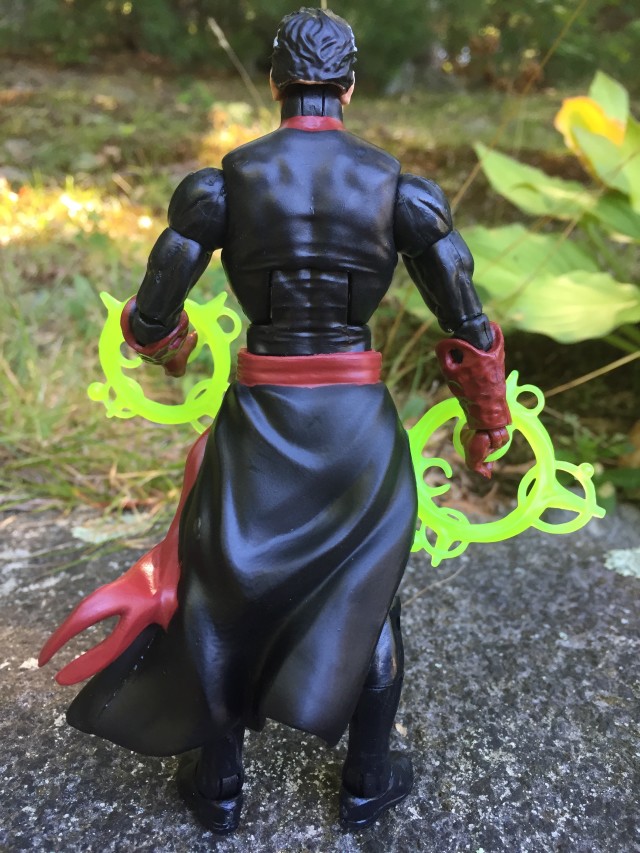 Back of Marvel Legends Hulkbuster Series Doctor Strange Figure