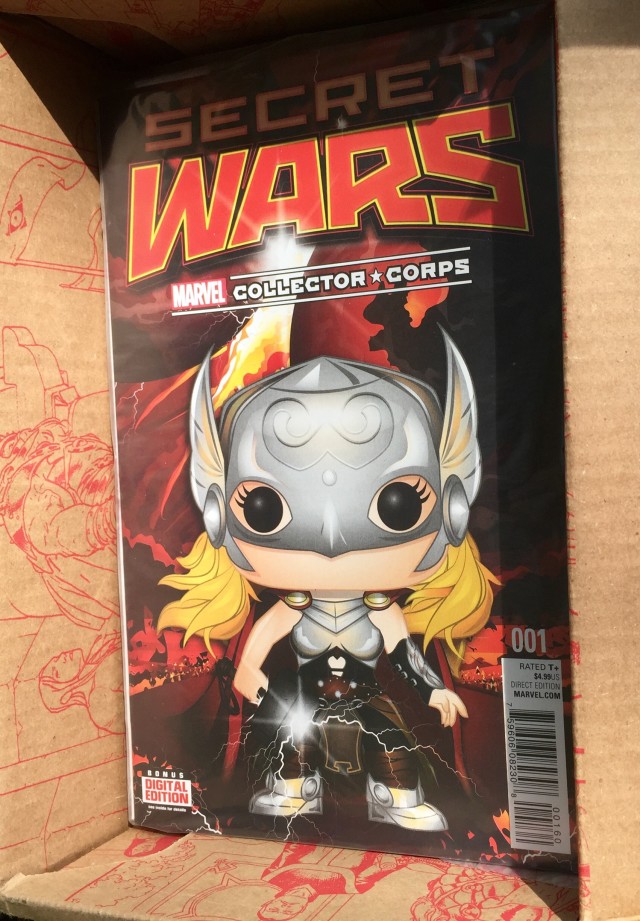 Secret Wars #1 Variant Cover Funko Marvel Collector Corps Lady Thor