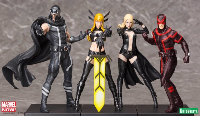 Kotobukiya 2016 ARTFX+ X-Men Statues Cyclops Magik Magneto Emma Frost