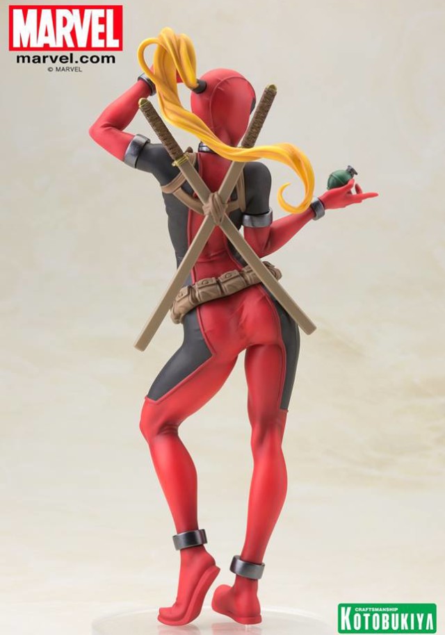 Lady Deadpool Kotobukiya Bishoujo Statue Back