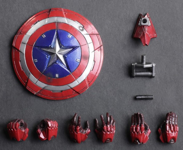 Square-Enix Play Arts Captain America Accessories and Shield