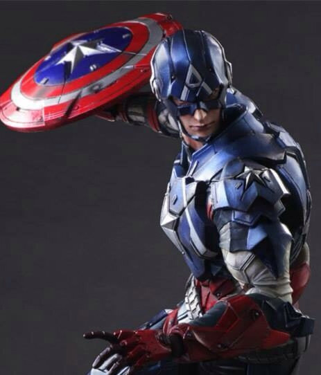Square-Enix Play Arts Kai Captain America Figure