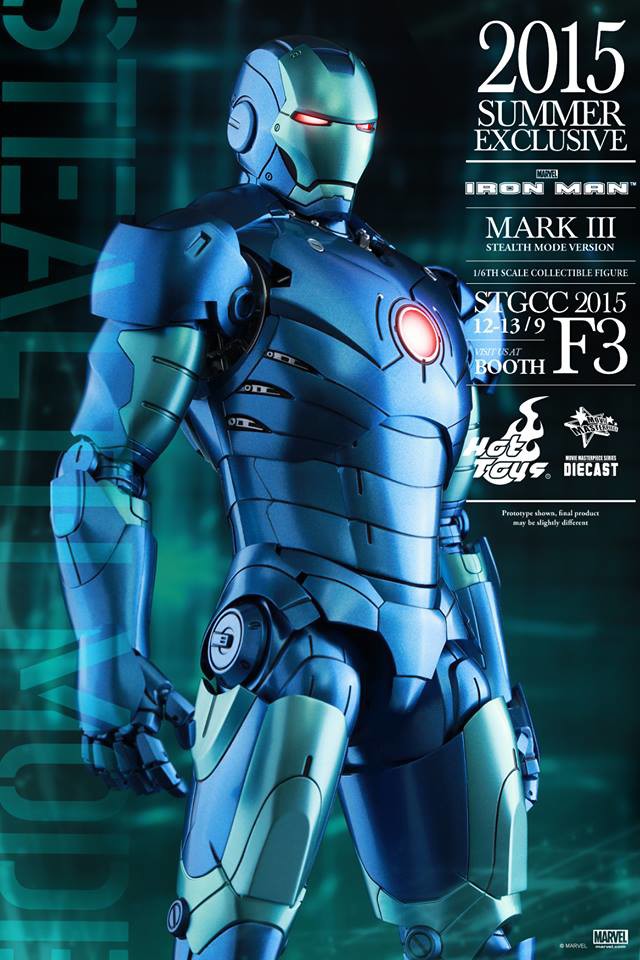Hot Toys Stealth Mode Iron Man Mark III Figure