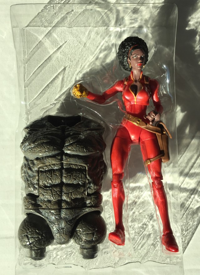 Misty Knight Marvel Legends Figure with Rhino Build-A-Figure Torso