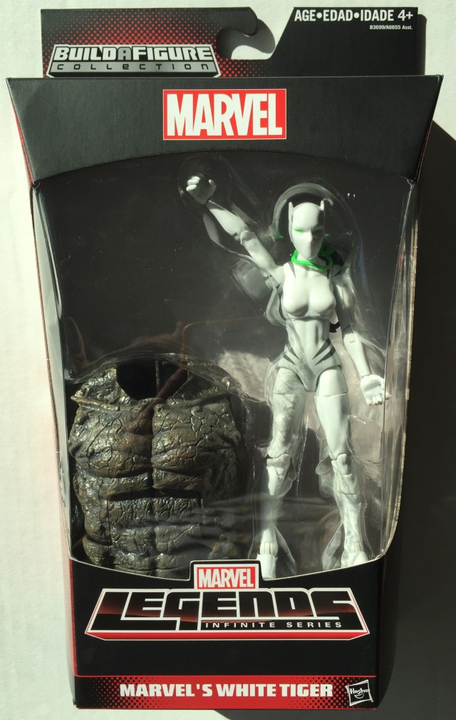 Marvel Legends Infinite Series White Tiger Figure Packaged