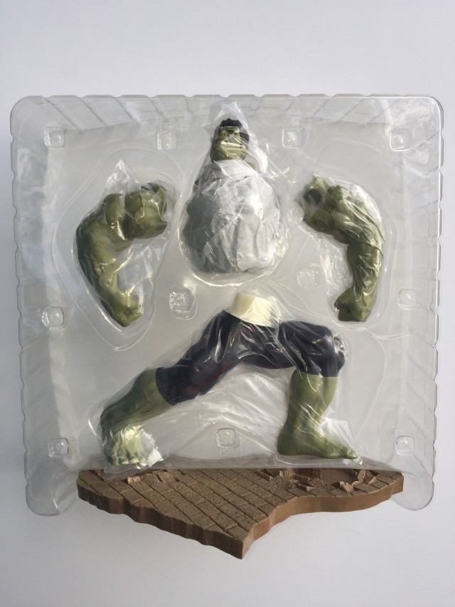 Unassembled Pieces of Koto Age of Ultron Rampaging Grey Hulk Statue