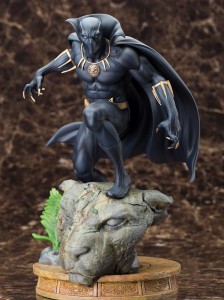 kotobukiya marvel black panther fine art statue