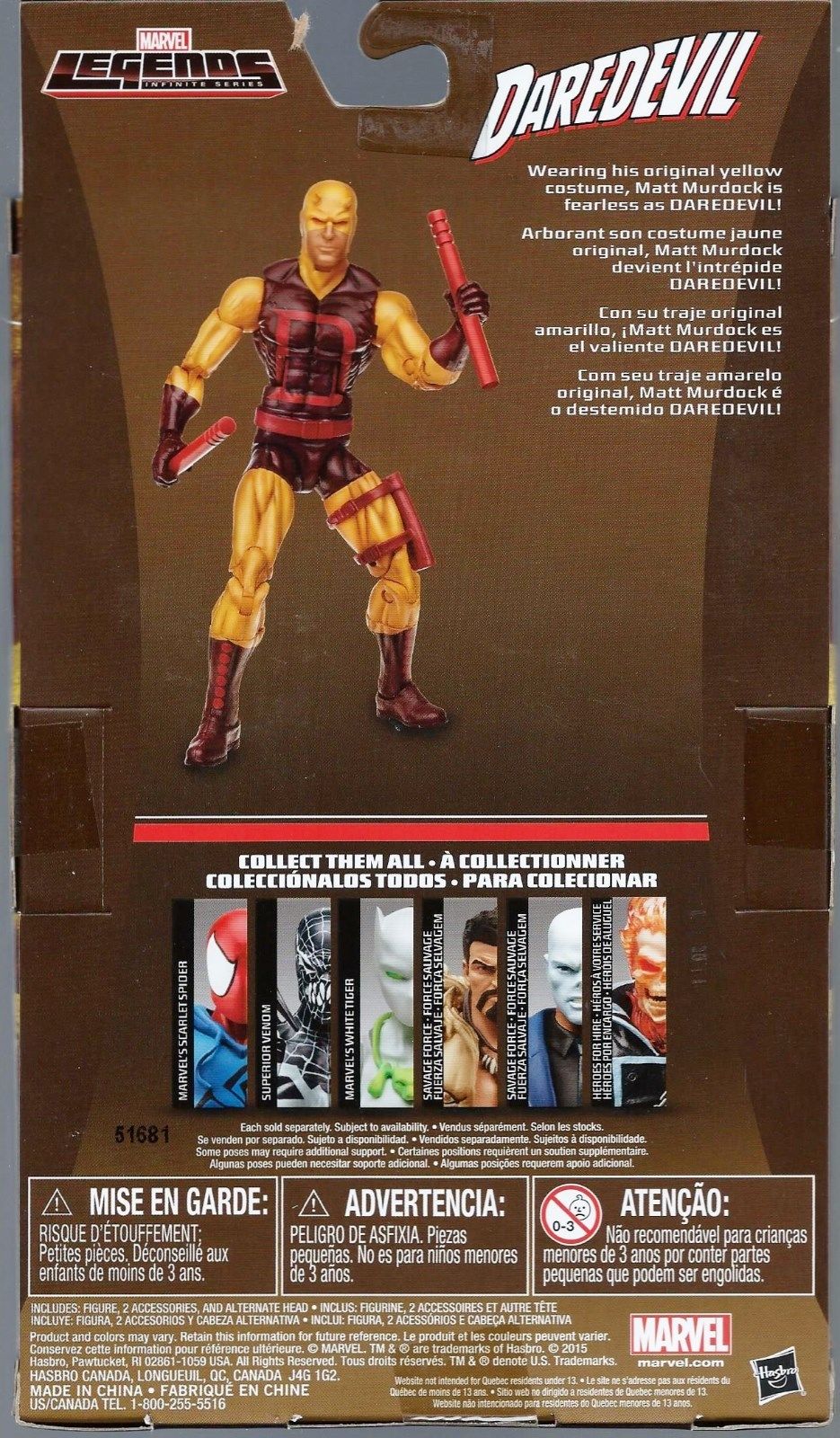Marvel Legends Daredevil 6-Inch Action Figure Former Walgreens Exclusive 