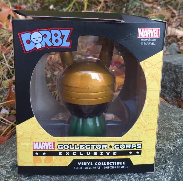 Back of Vinyl Sugar Dorbz Loki Figure Exclusive