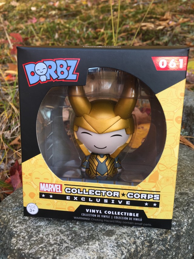 October Collector Corps Exclusive Dorbz Loki Packaged