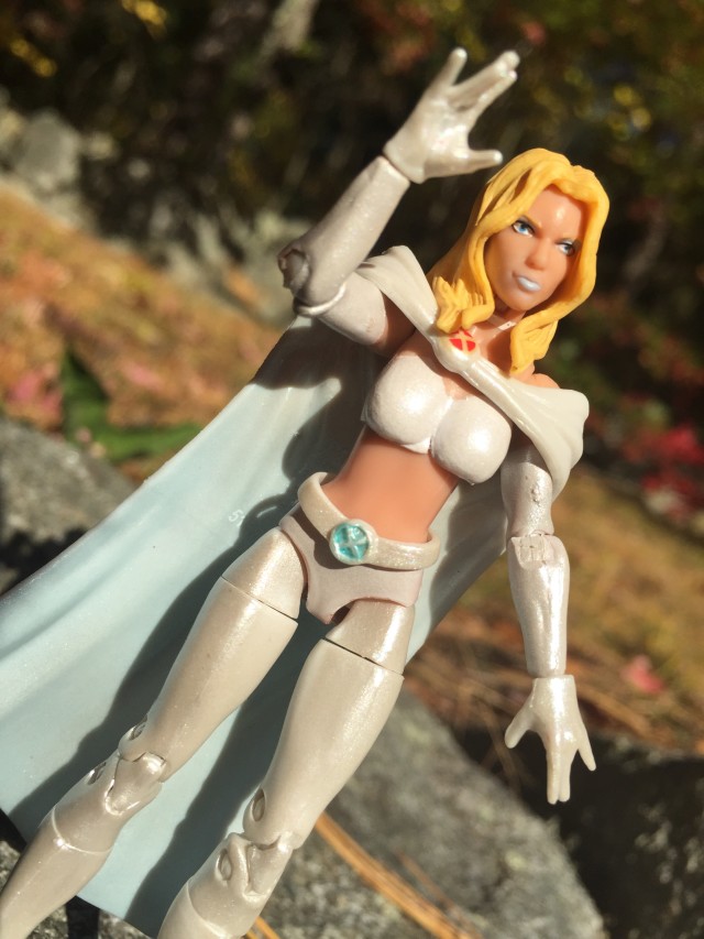 Close-Up of Emma Frost Hasbro 3 3/4" Figure