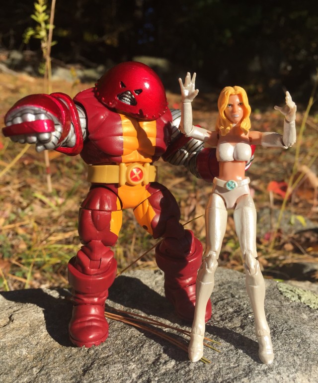 Marvel Infinite Series Colossus Juggernaut & Emma Frost Figures