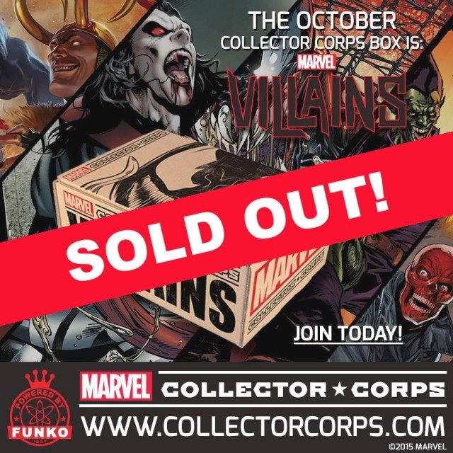 Marvel Collector Corps Villains Box Sold Out