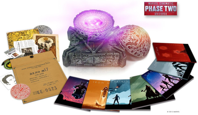 Marvel Phase 2 Blu Ray Collection with Prop Replica Morag Orb