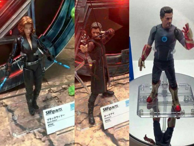 Tamashii Nation 2015 SH Figuarts Avengers Black Widow Hawkeye Tony Stark