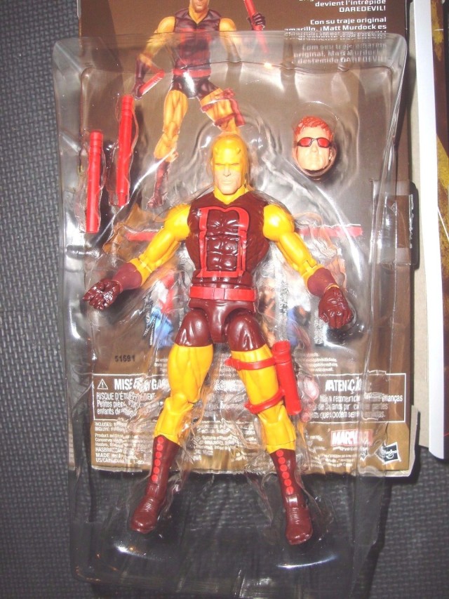 Yellow Daredevil Marvel Legends Figure and Accessories
