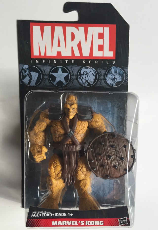 Packaged Marvel Infinite Series 3 3/4" Korg Figure