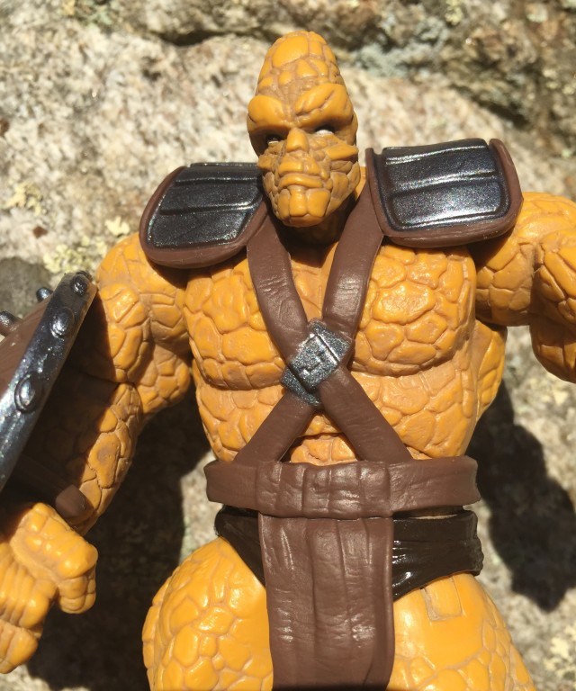 Close-Up of Marvel Legends Infinite Series Korg Figure