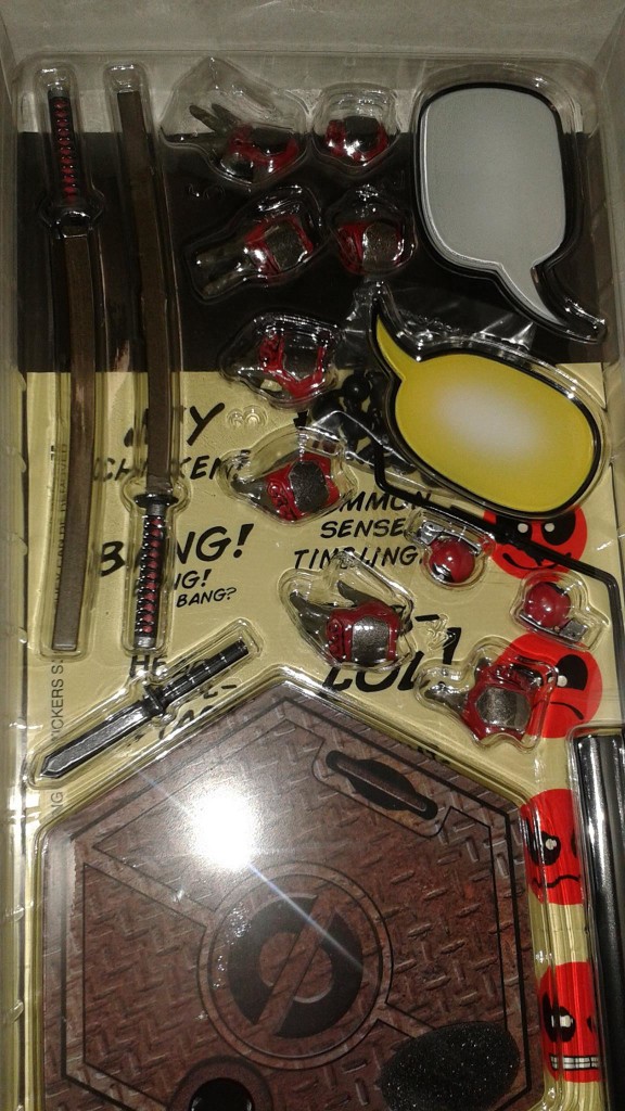 Sideshow Deadpool Sixth Scale Figure Accessories in Packaging