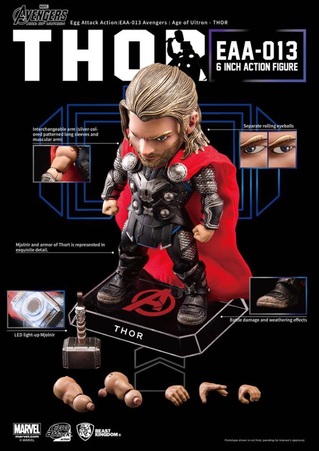 Thor Egg Attack Figure and Accessories