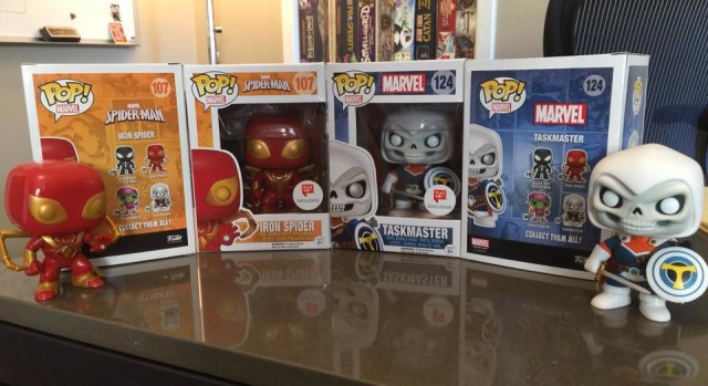 Walgreens Exclusive Funko Marvel POP Vinyls Taskmaster Iron Spider