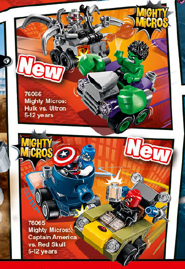 2016 LEGO Mighty Micros Marvel Sets Revealed