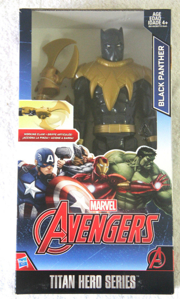 2015 MARVEL Avengers Titan Hero Series BLACK PANTHER 12" Action Figure BY HASBRO 