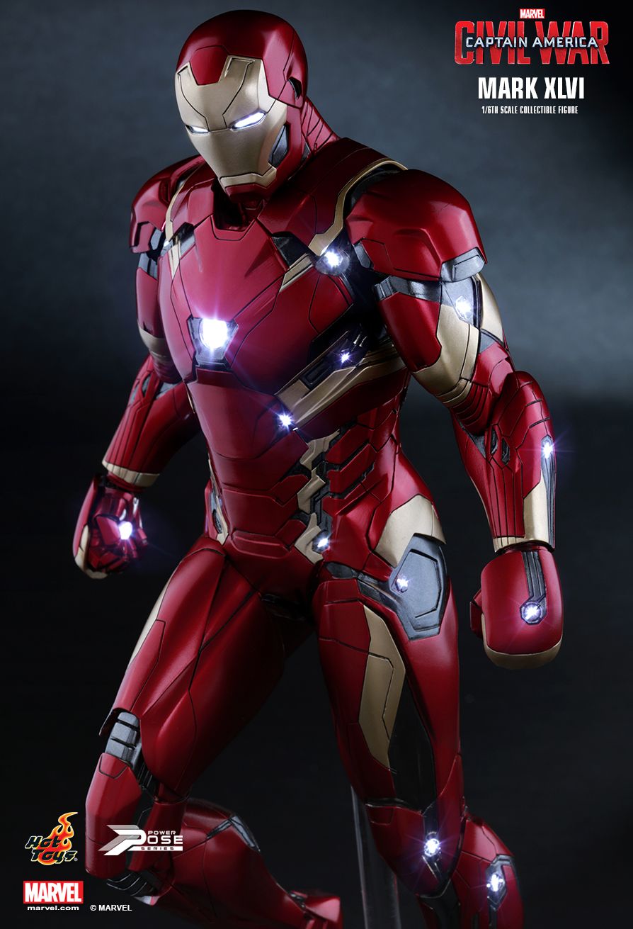 Hot Toys Civil War Iron Man Mark 46 